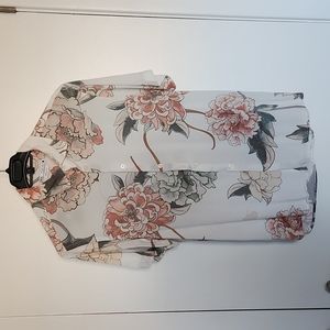 Zara Floral Bermuda shirt